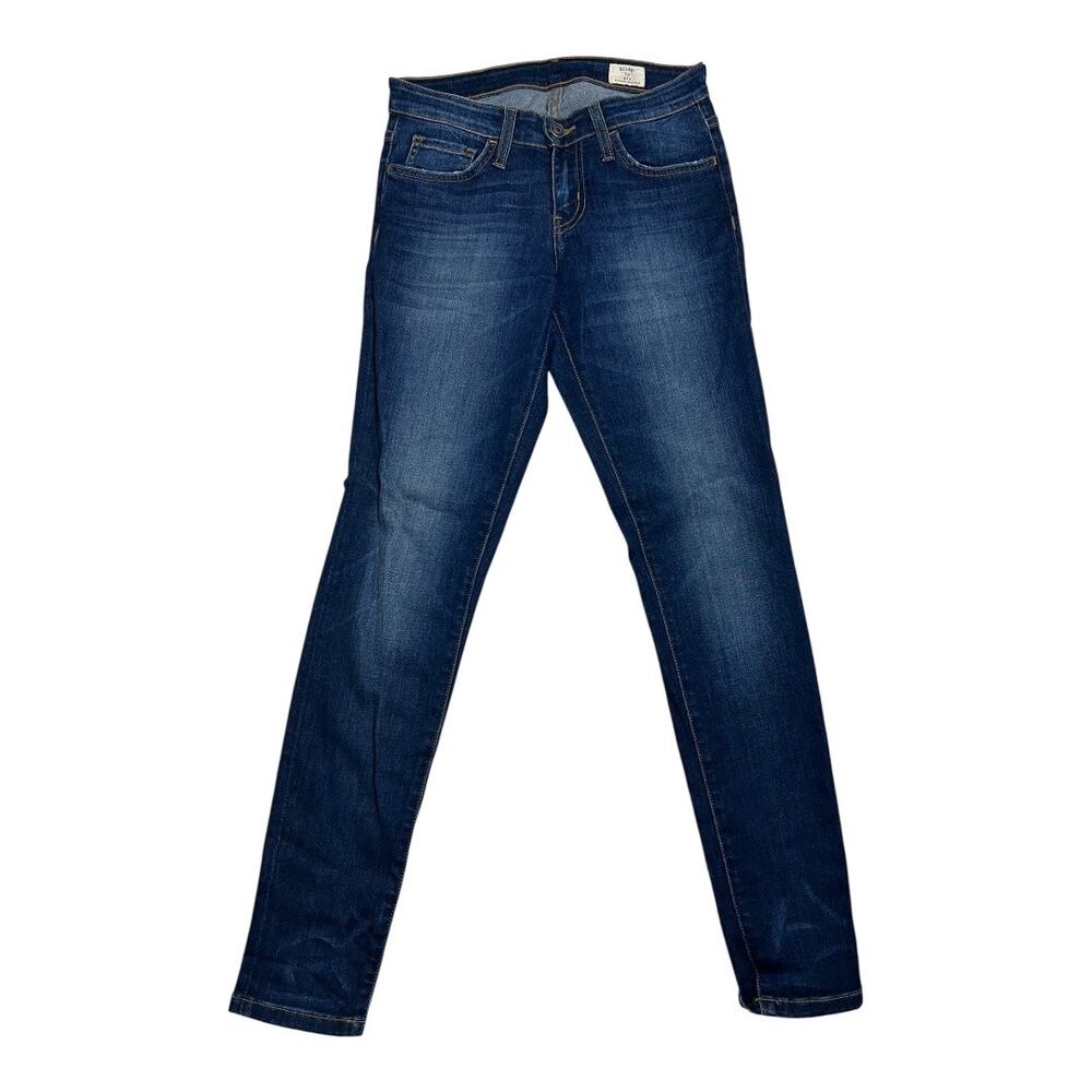 Bridge by Gly Low Rise Ankle Skinny Jeans 25 Blue Denim Basic Pants Preppy